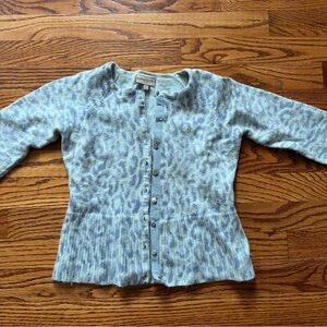 Karen Millen Beautiful Leopard Cardigan, real Wool